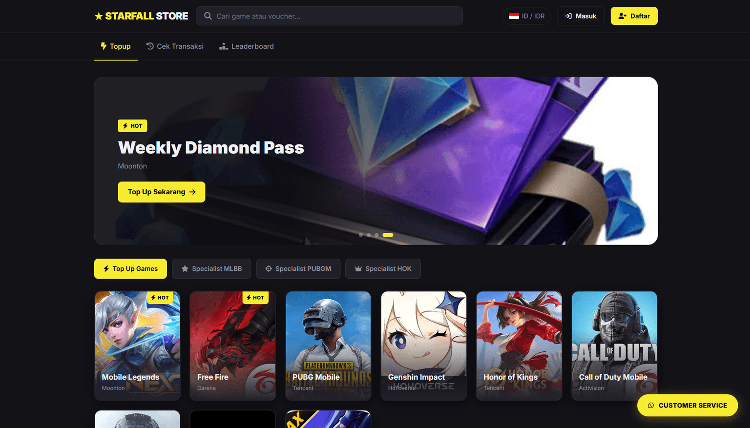 Starfall Store project image